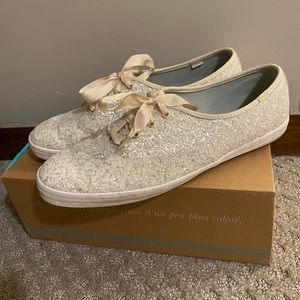 Kate Spade Glitter Flats - Worn twice